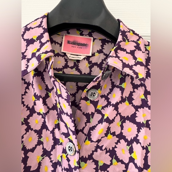 New! Kate Spade Floral Purple Dress - Picture 5 of 5